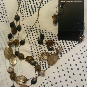 NY&Co Necklace and Earring set